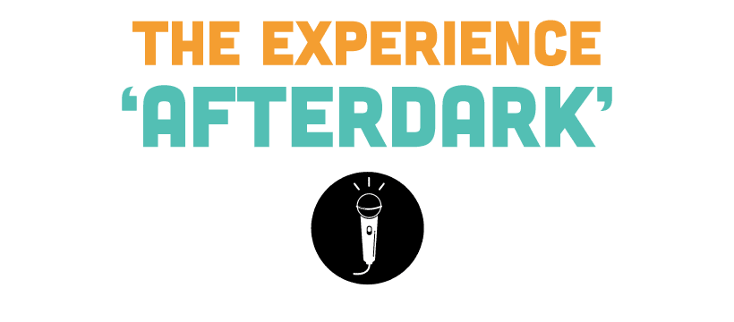 The Experience 'AfterDark' logo graphic