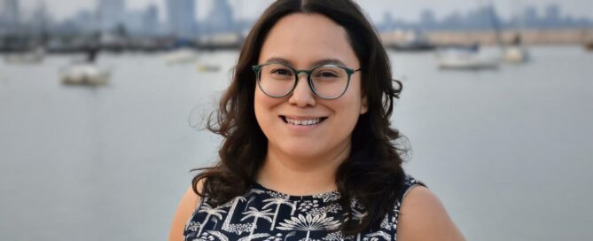 Portrait of Jasmine Gonzalez, marketing manager for Ex Fabula