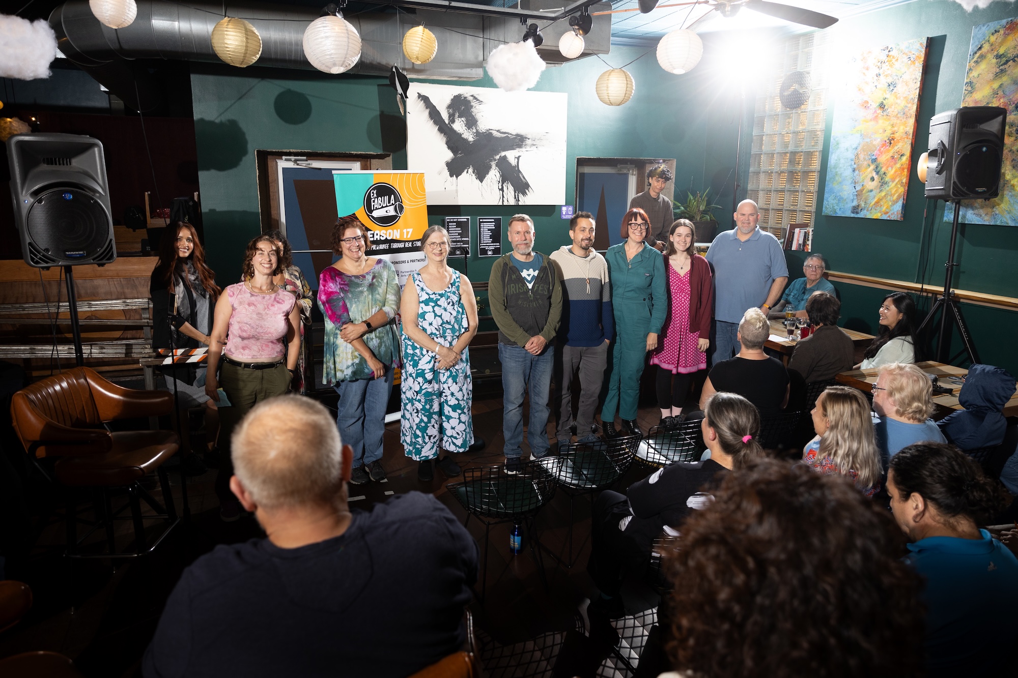 Photograph of storytellers from StorySlam: Second Chances